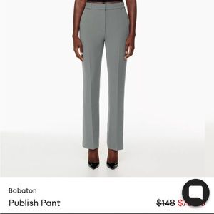Aritzia Publish Pant in office grey!